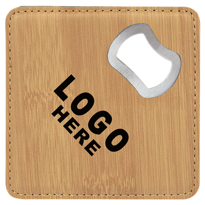 Drink Coaster with Bottle Opener - Set of 4